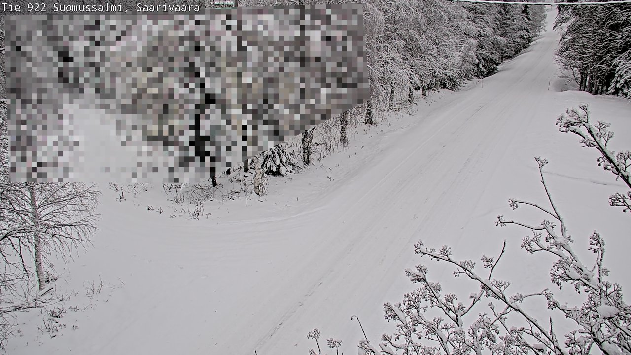 Weather Camera Image Road 950 843 Suomussalmi, Saarivaara, Suomussalmi, Kainuu