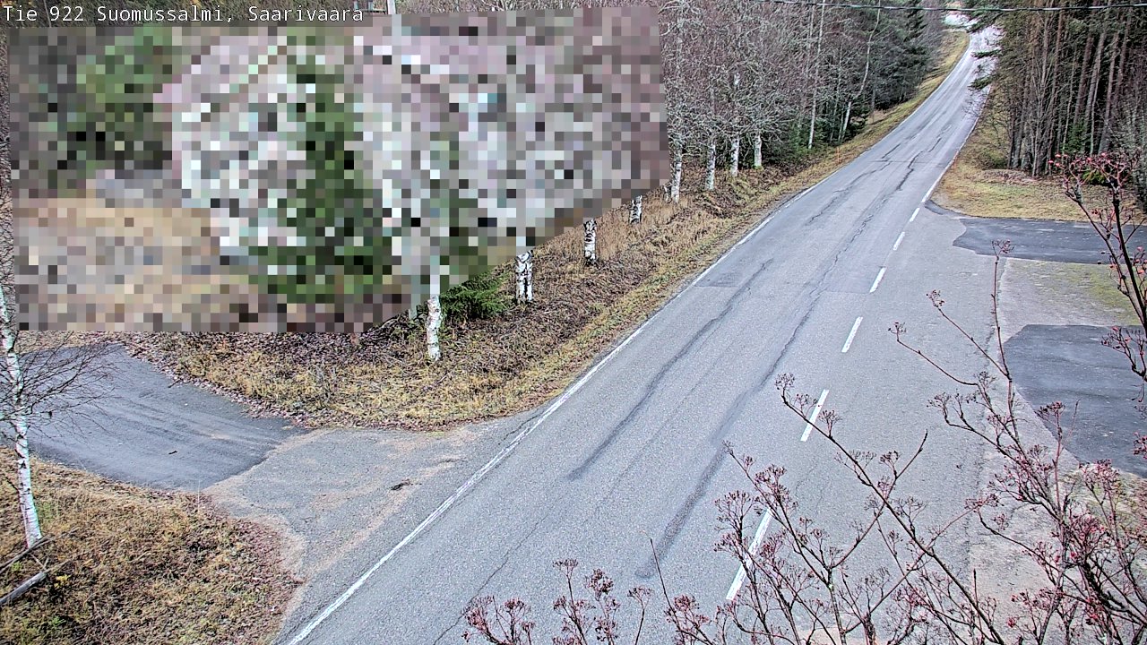 Kelikamerat Kuva Tie 843 Suomussalmi, Saarivaara, Suomussalmi, Kainuu