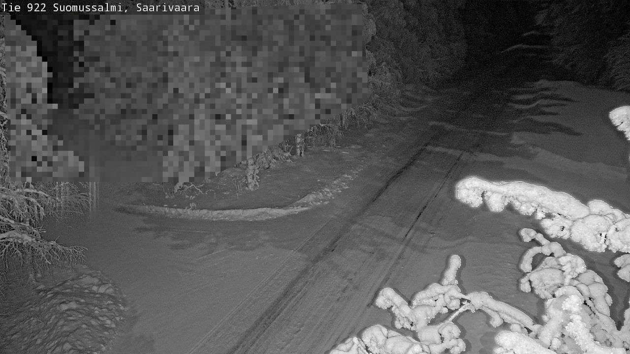 Weather Camera Image Road 950 843 Suomussalmi, Saarivaara, Suomussalmi, Kainuu