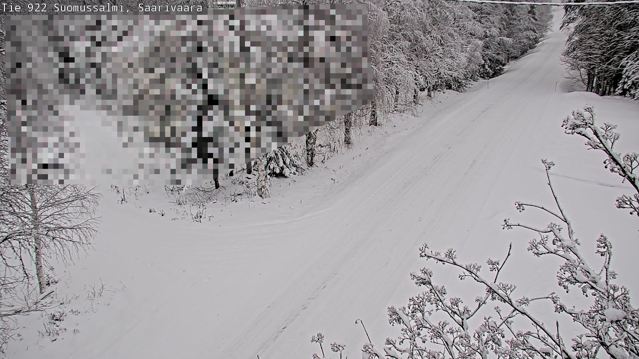 Weather Camera Image Road 950 843 Suomussalmi, Saarivaara, Suomussalmi, Kainuu
