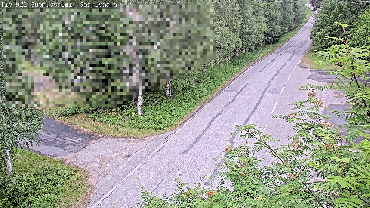 Kelikamerat Kuva Tie 843 Suomussalmi, Saarivaara, Suomussalmi, Kainuu