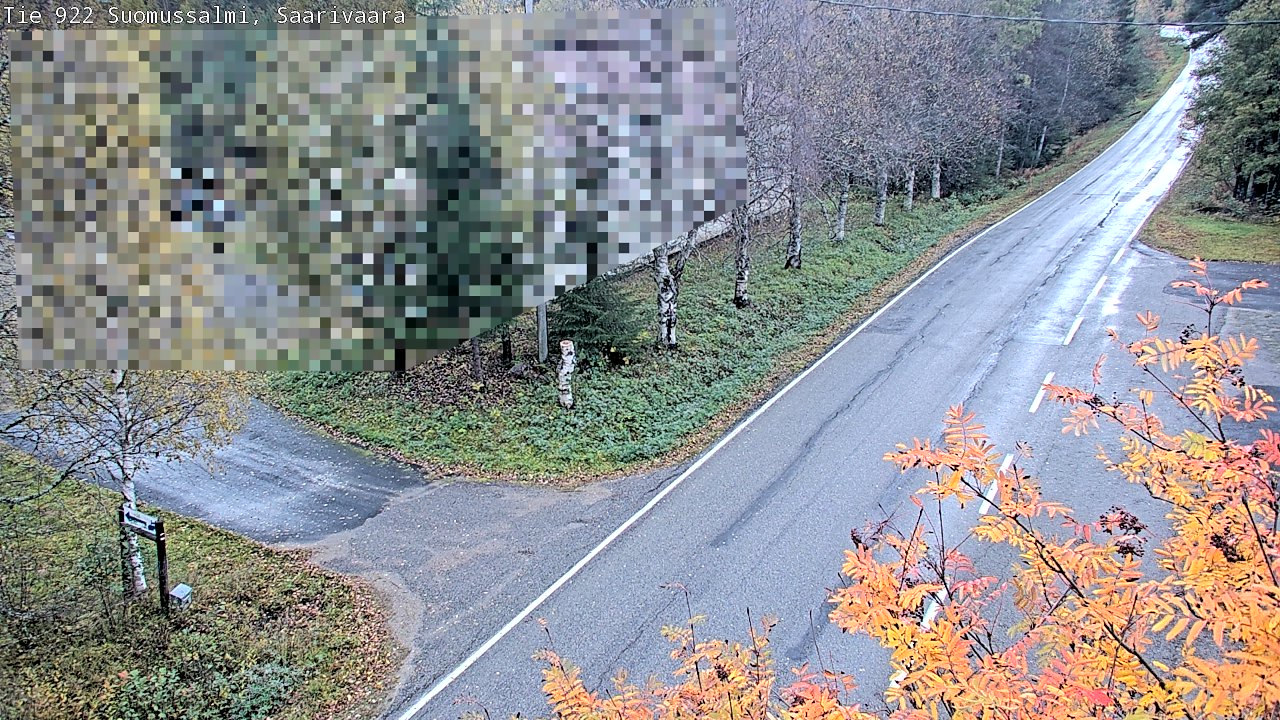 Weather Camera Image Road 950 843 Suomussalmi, Saarivaara, Suomussalmi, Kainuu