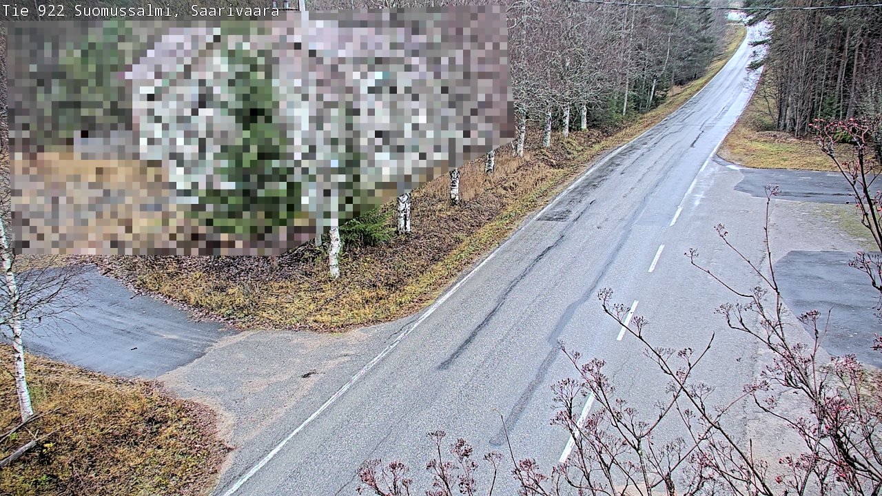 Kelikamerat Kuva Tie 843 Suomussalmi, Saarivaara, Suomussalmi, Kainuu