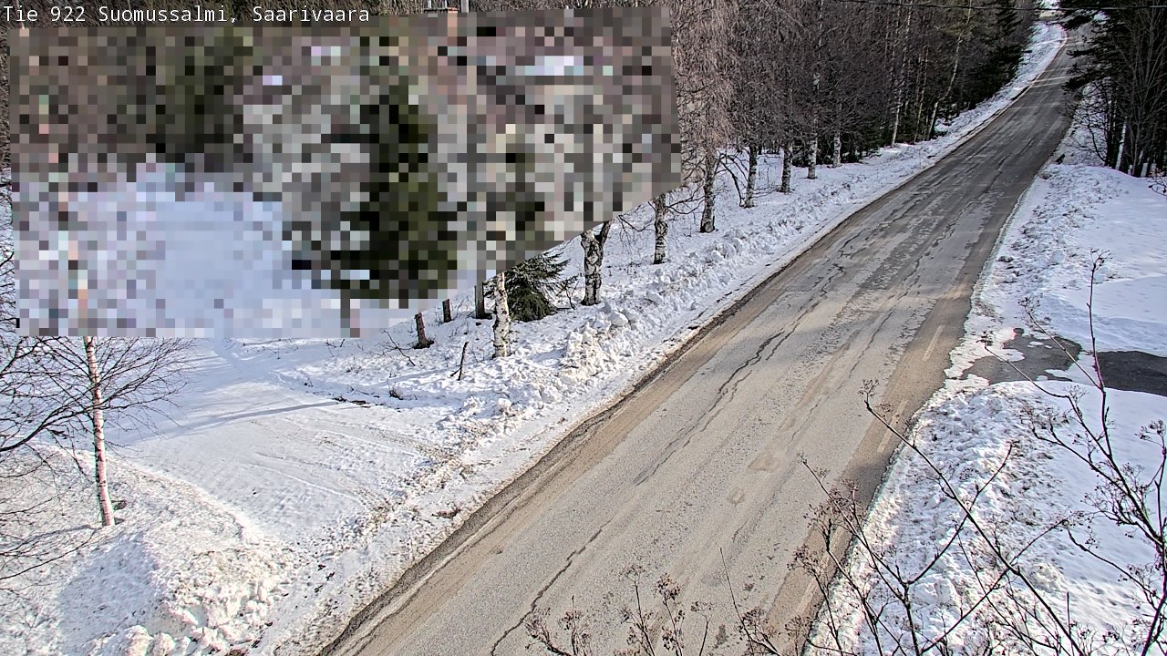 Weather Camera Image Road 950 843 Suomussalmi, Saarivaara, Suomussalmi, Kainuu