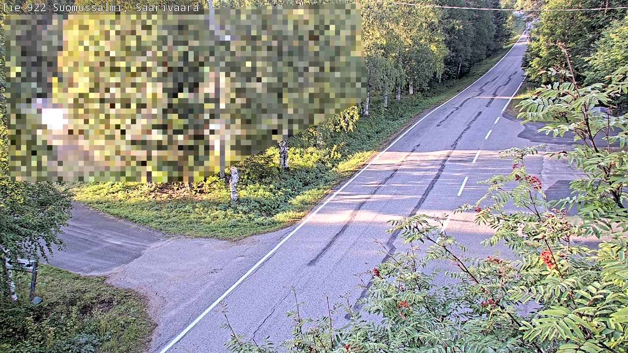 Weather Camera Image Road 950 843 Suomussalmi, Saarivaara, Suomussalmi, Kainuu