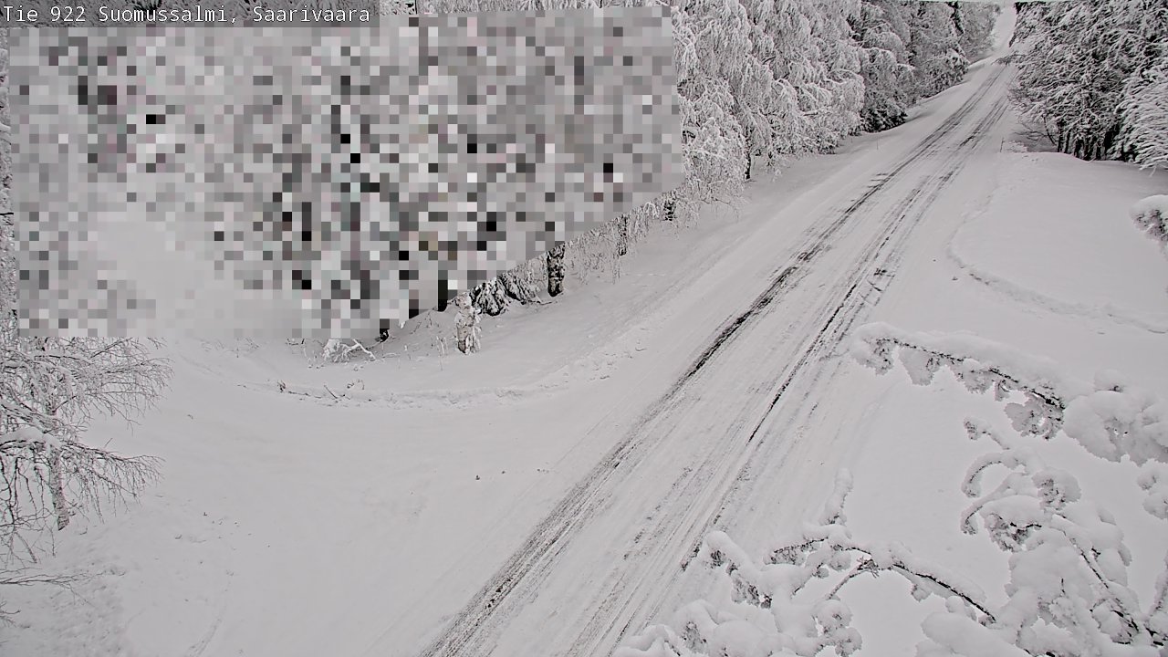 Weather Camera Image Road 950 843 Suomussalmi, Saarivaara, Suomussalmi, Kainuu