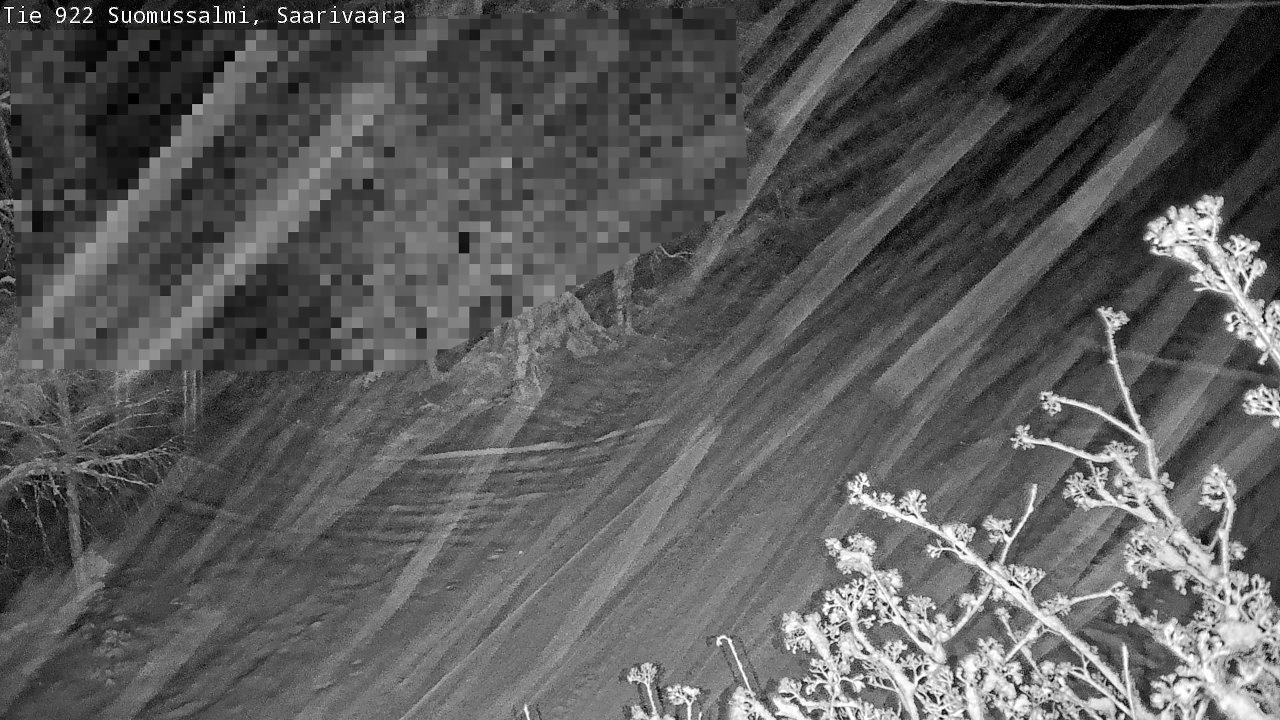 Weather Camera Image Road 950 843 Suomussalmi, Saarivaara, Suomussalmi, Kainuu