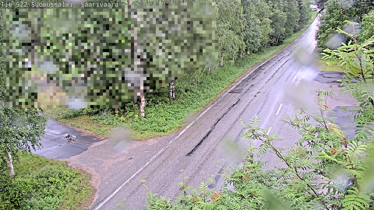 Weather Camera Image Road 950 843 Suomussalmi, Saarivaara, Suomussalmi, Kainuu