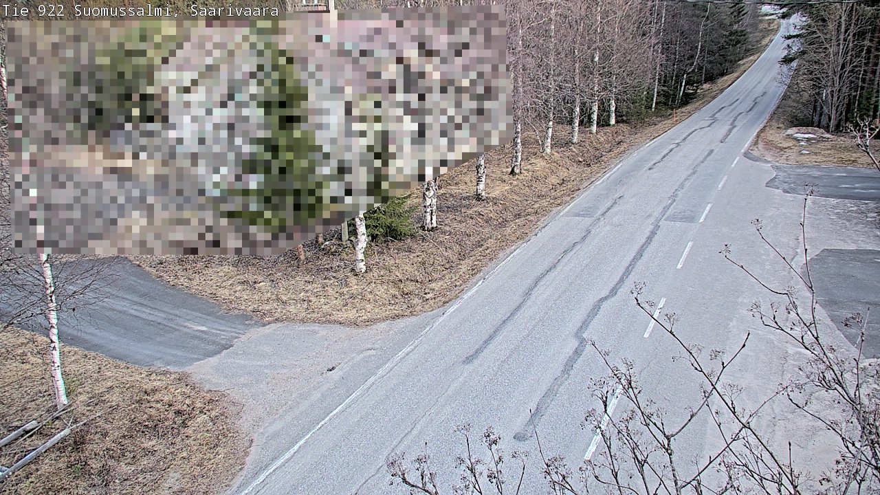 Weather Camera Image Road 950 843 Suomussalmi, Saarivaara, Suomussalmi, Kainuu