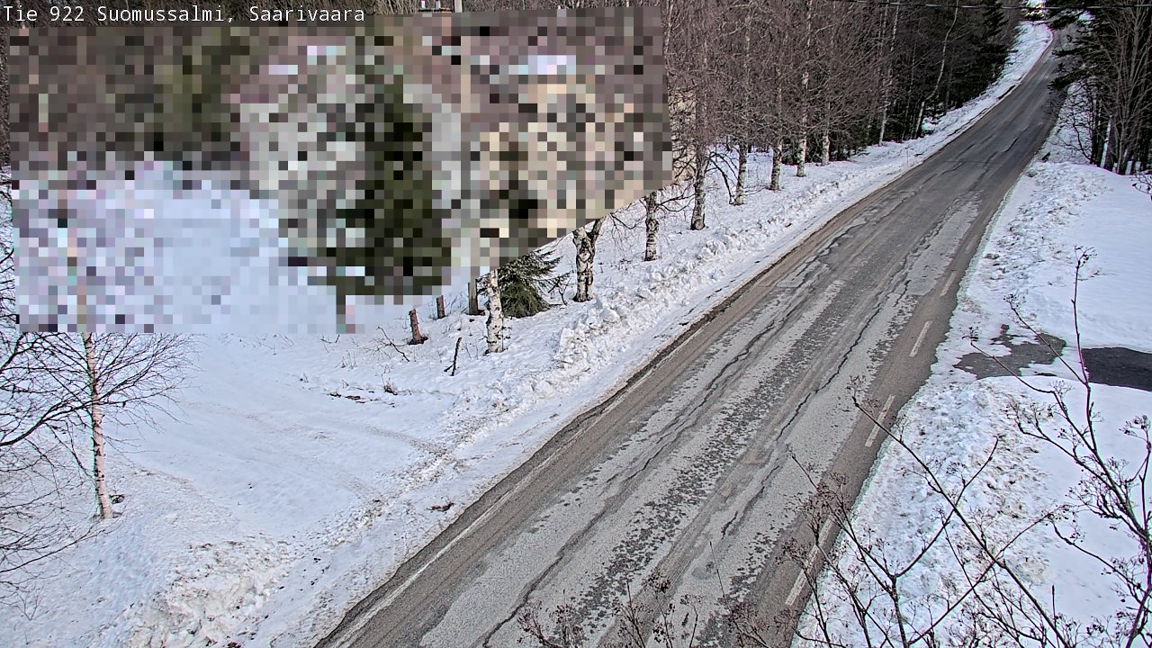 Kelikamerat Kuva Tie 843 Suomussalmi, Saarivaara, Suomussalmi, Kainuu