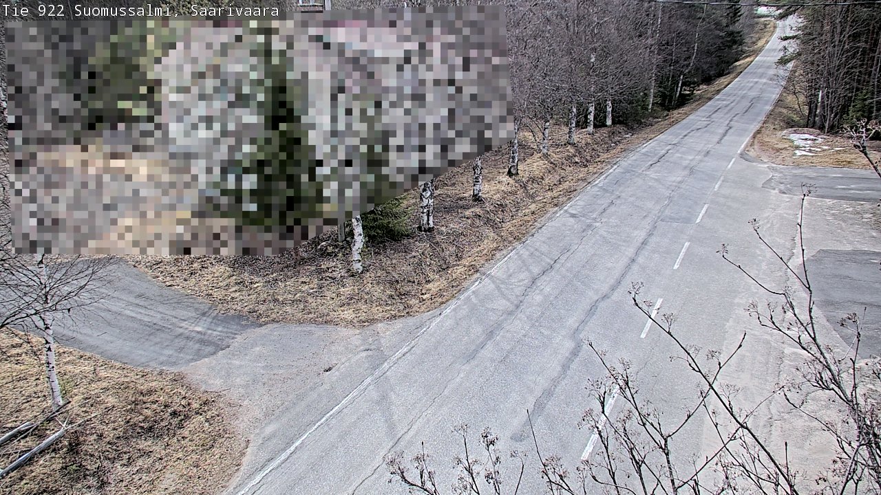 Weather Camera Image Road 950 843 Suomussalmi, Saarivaara, Suomussalmi, Kainuu