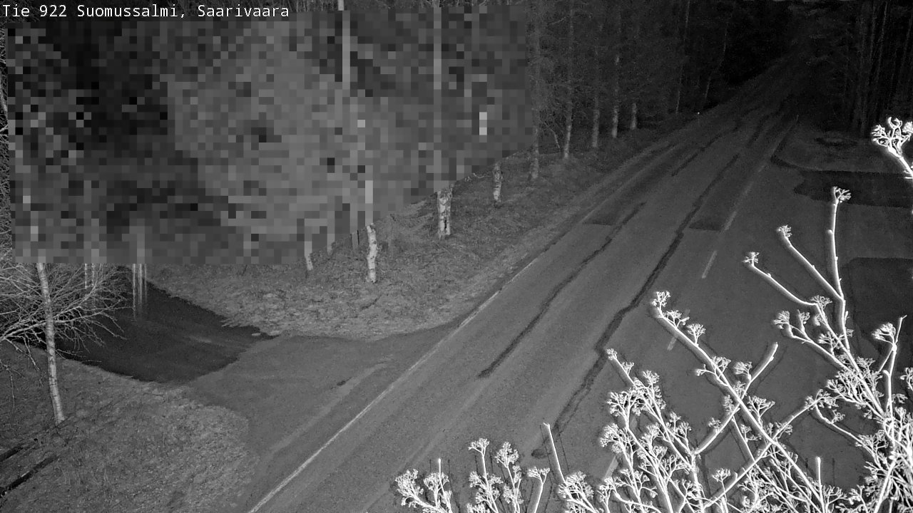 Weather Camera Image Road 950 843 Suomussalmi, Saarivaara, Suomussalmi, Kainuu