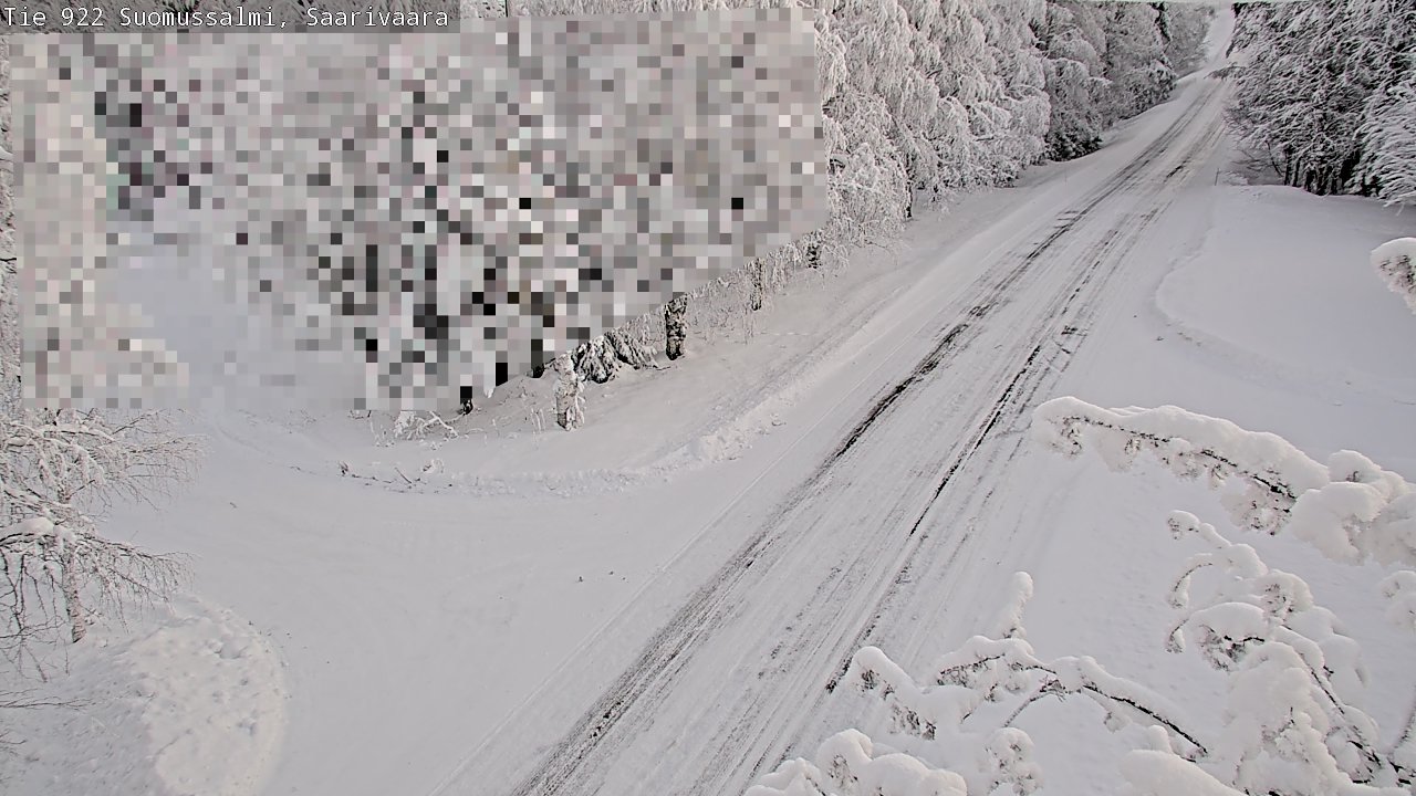 Weather Camera Image Road 950 843 Suomussalmi, Saarivaara, Suomussalmi, Kainuu