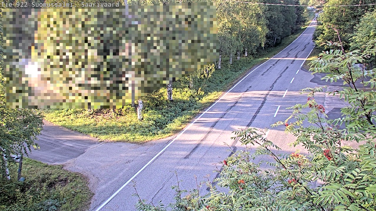 Weather Camera Image Road 950 843 Suomussalmi, Saarivaara, Suomussalmi, Kainuu