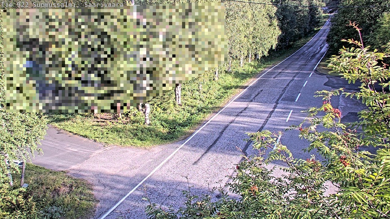 Kelikamerat Kuva Tie 843 Suomussalmi, Saarivaara, Suomussalmi, Kainuu