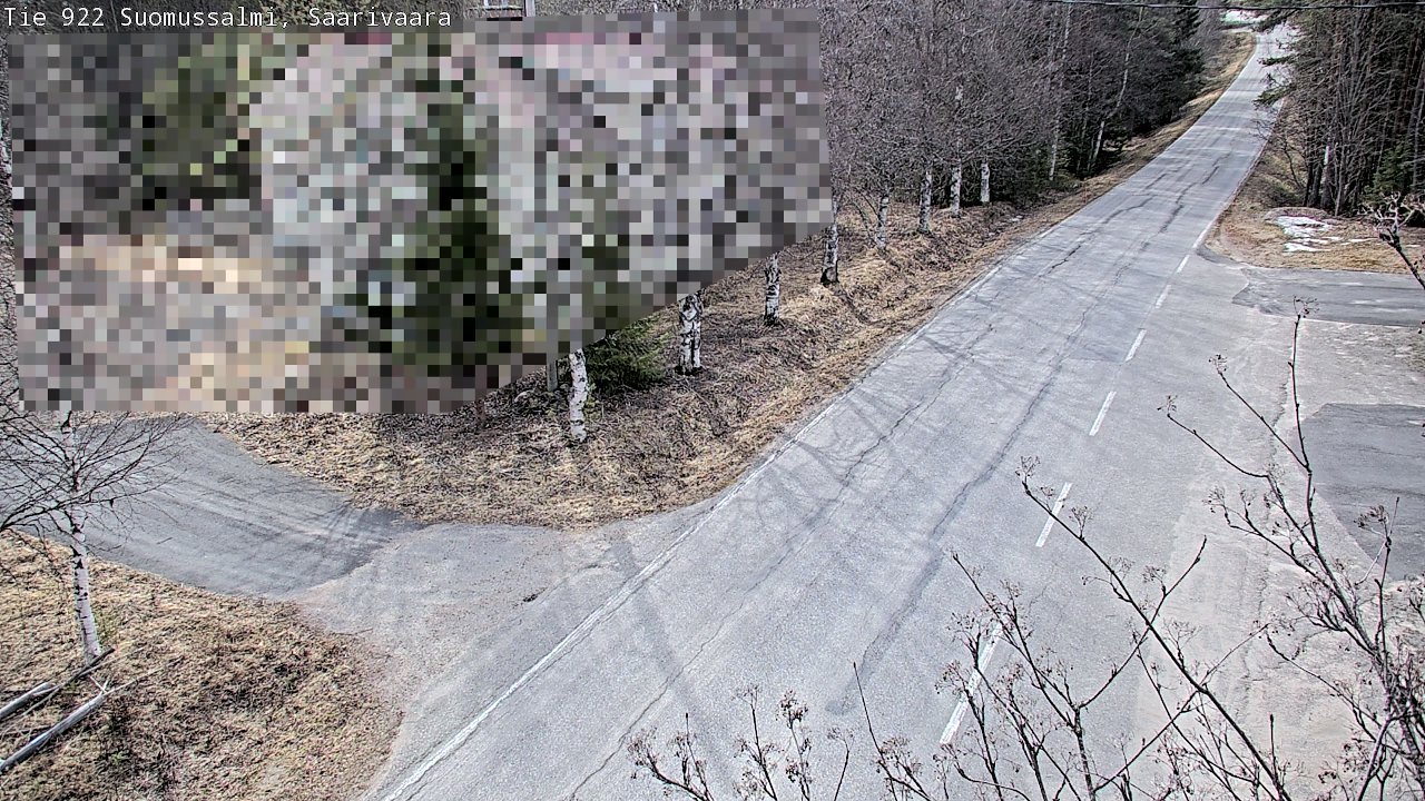 Weather Camera Image Road 950 843 Suomussalmi, Saarivaara, Suomussalmi, Kainuu