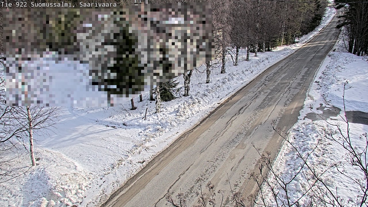 Weather Camera Image Road 950 843 Suomussalmi, Saarivaara, Suomussalmi, Kainuu