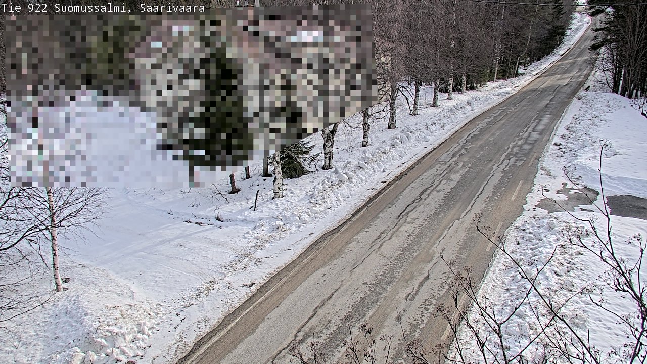 Weather Camera Image Road 950 843 Suomussalmi, Saarivaara, Suomussalmi, Kainuu