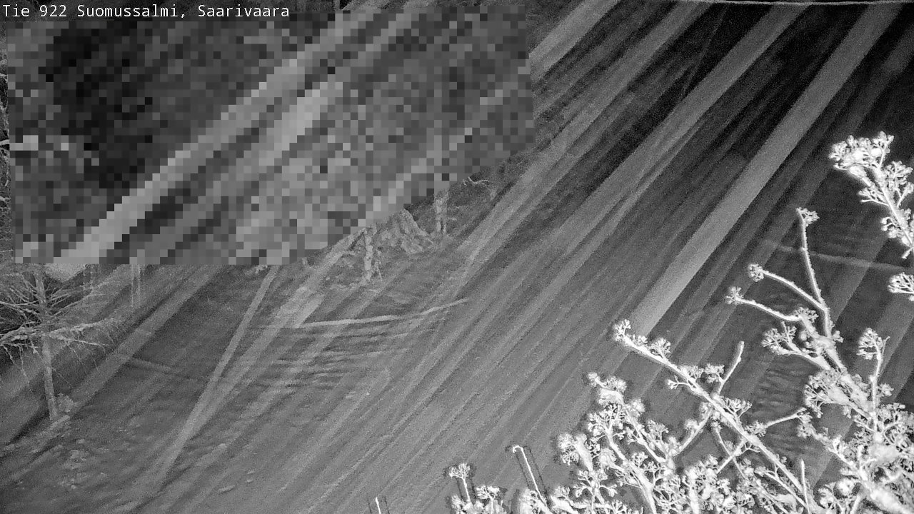 Weather Camera Image Road 950 843 Suomussalmi, Saarivaara, Suomussalmi, Kainuu