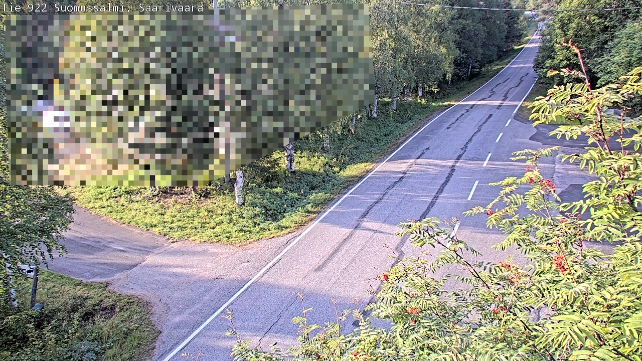 Weather Camera Image Road 950 843 Suomussalmi, Saarivaara, Suomussalmi, Kainuu