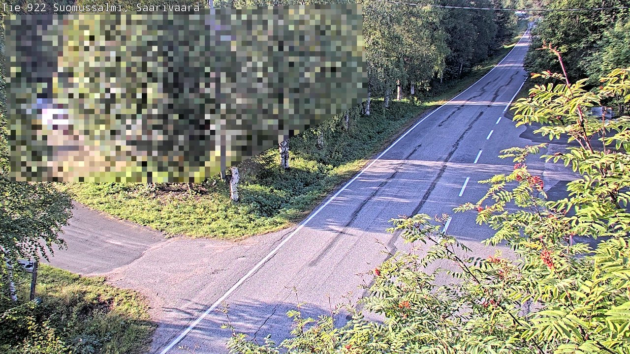 Weather Camera Image Road 950 843 Suomussalmi, Saarivaara, Suomussalmi, Kainuu