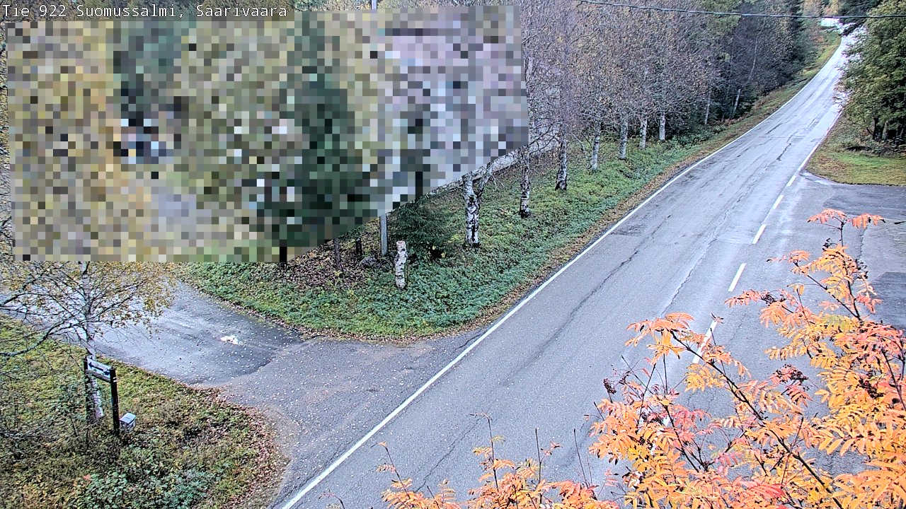 Weather Camera Image Road 950 843 Suomussalmi, Saarivaara, Suomussalmi, Kainuu