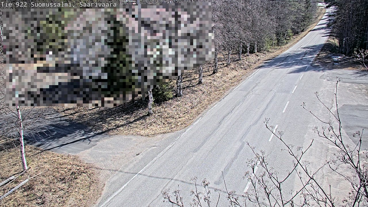 Weather Camera Image Road 950 843 Suomussalmi, Saarivaara, Suomussalmi, Kainuu