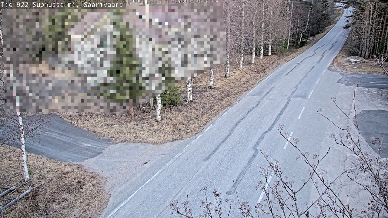 Weather Camera Image Road 950 843 Suomussalmi, Saarivaara, Suomussalmi, Kainuu