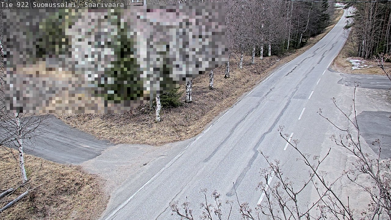 Weather Camera Image Road 950 843 Suomussalmi, Saarivaara, Suomussalmi, Kainuu