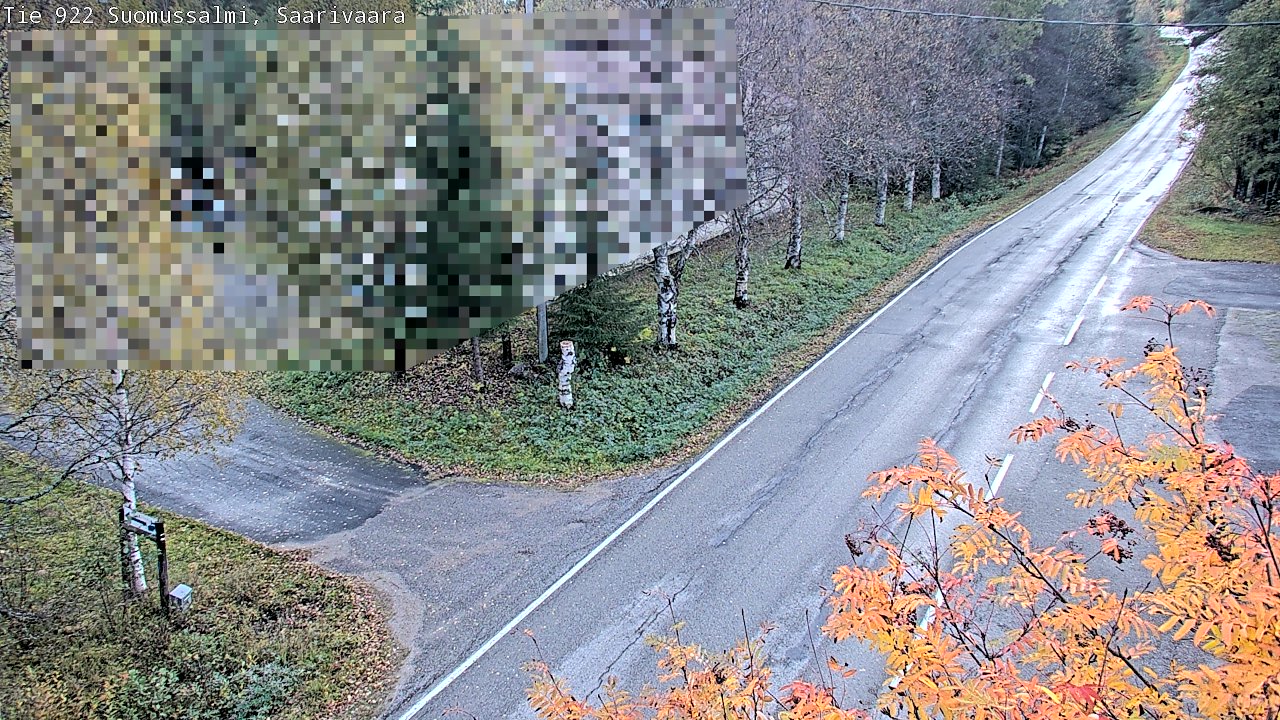 Weather Camera Image Road 950 843 Suomussalmi, Saarivaara, Suomussalmi, Kainuu