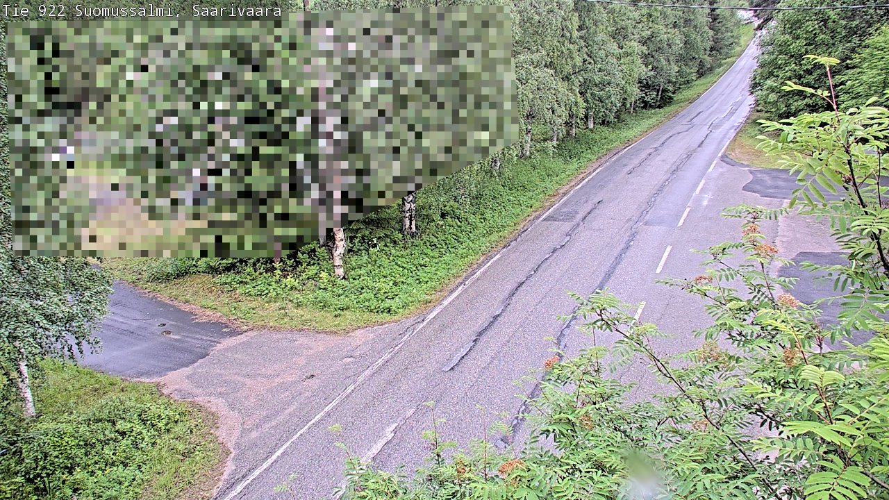 Weather Camera Image Road 950 843 Suomussalmi, Saarivaara, Suomussalmi, Kainuu