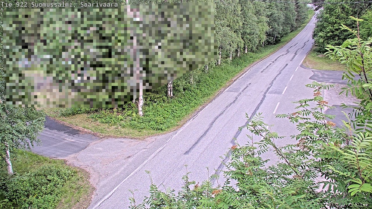 Kelikamerat Kuva Tie 843 Suomussalmi, Saarivaara, Suomussalmi, Kainuu