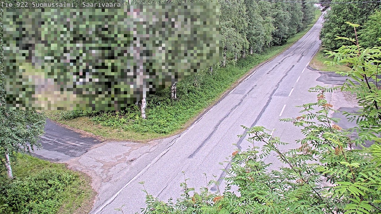 Kelikamerat Kuva Tie 843 Suomussalmi, Saarivaara, Suomussalmi, Kainuu