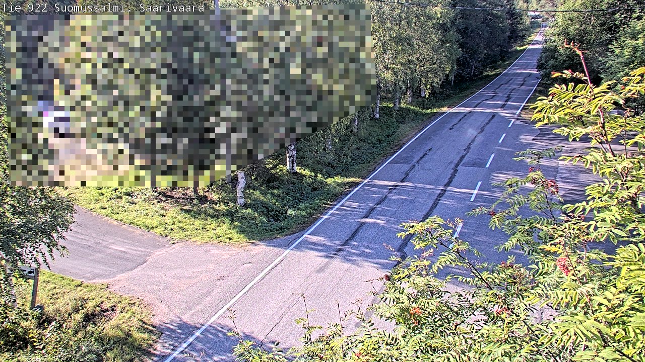 Weather Camera Image Road 950 843 Suomussalmi, Saarivaara, Suomussalmi, Kainuu