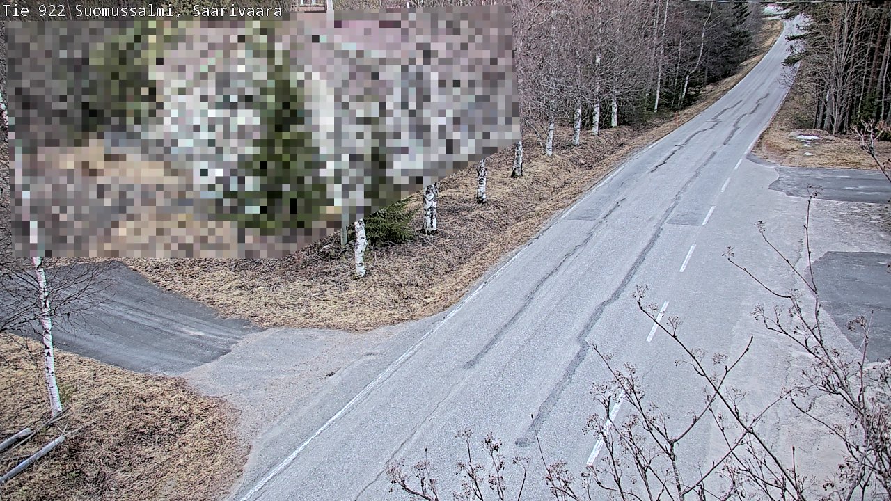 Kelikamerat Kuva Tie 843 Suomussalmi, Saarivaara, Suomussalmi, Kainuu