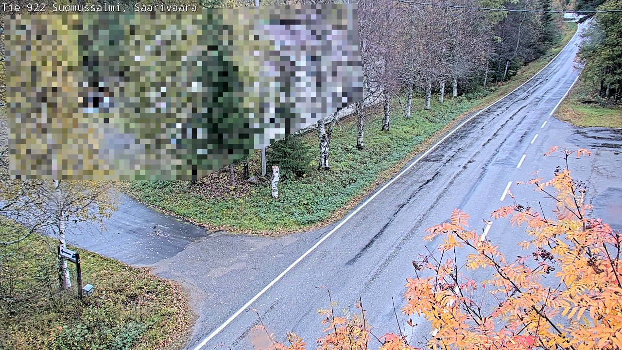 Weather Camera Image Road 950 843 Suomussalmi, Saarivaara, Suomussalmi, Kainuu