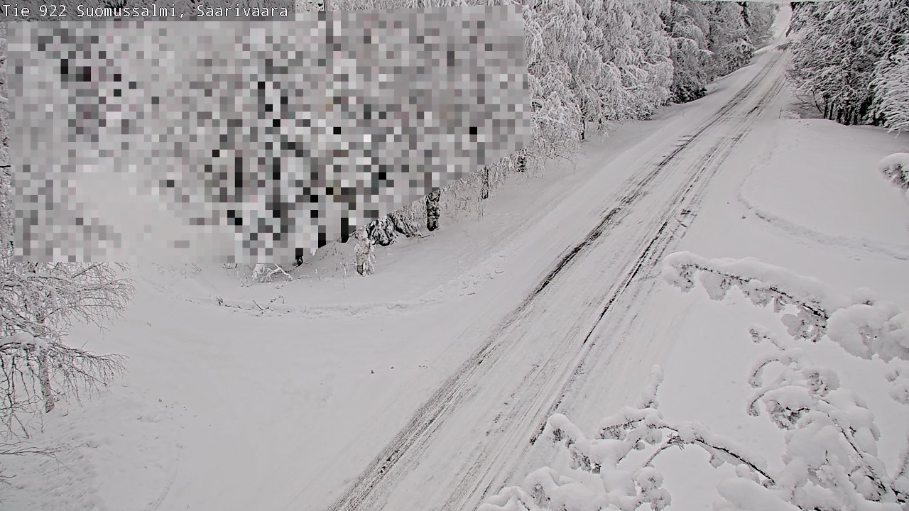 Weather Camera Image Road 950 843 Suomussalmi, Saarivaara, Suomussalmi, Kainuu