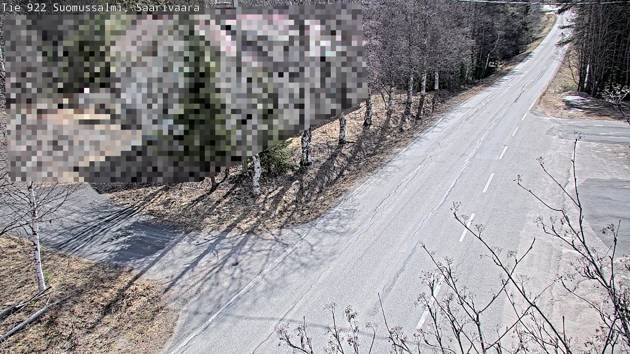 Weather Camera Image Road 950 843 Suomussalmi, Saarivaara, Suomussalmi, Kainuu