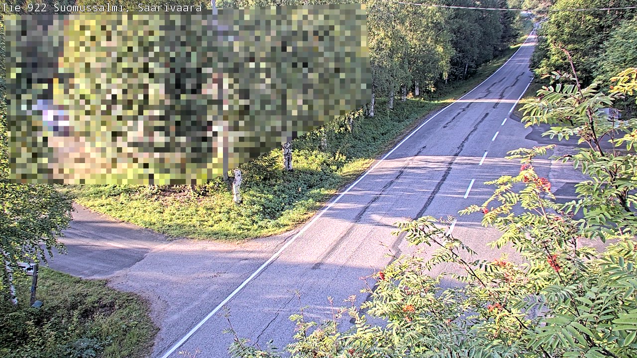 Weather Camera Image Road 950 843 Suomussalmi, Saarivaara, Suomussalmi, Kainuu