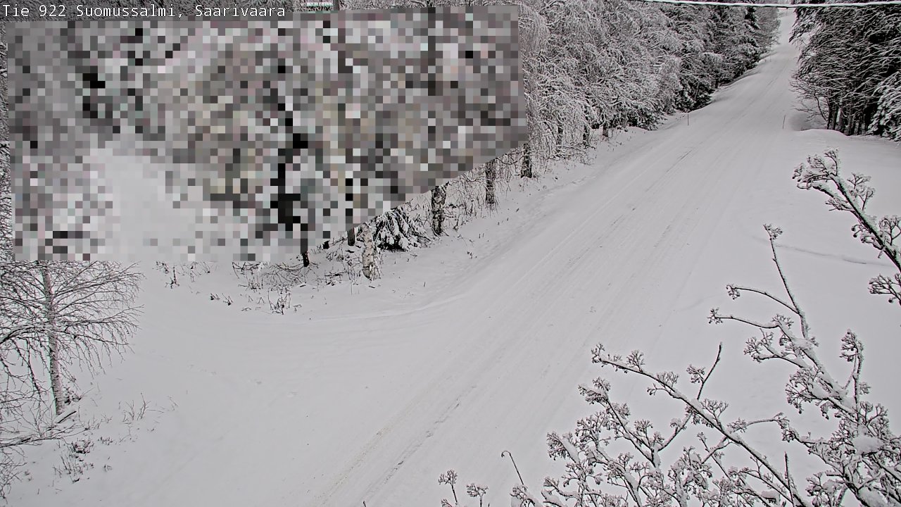 Weather Camera Image Road 950 843 Suomussalmi, Saarivaara, Suomussalmi, Kainuu