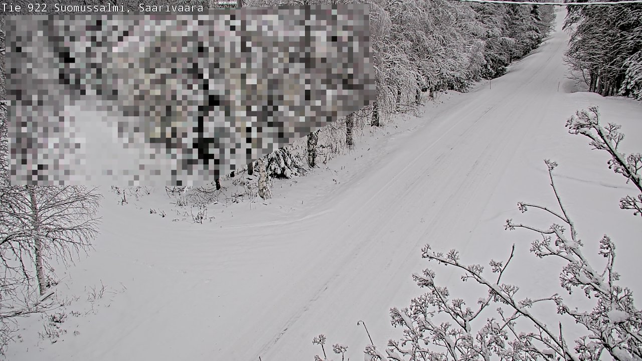Weather Camera Image Road 950 843 Suomussalmi, Saarivaara, Suomussalmi, Kainuu