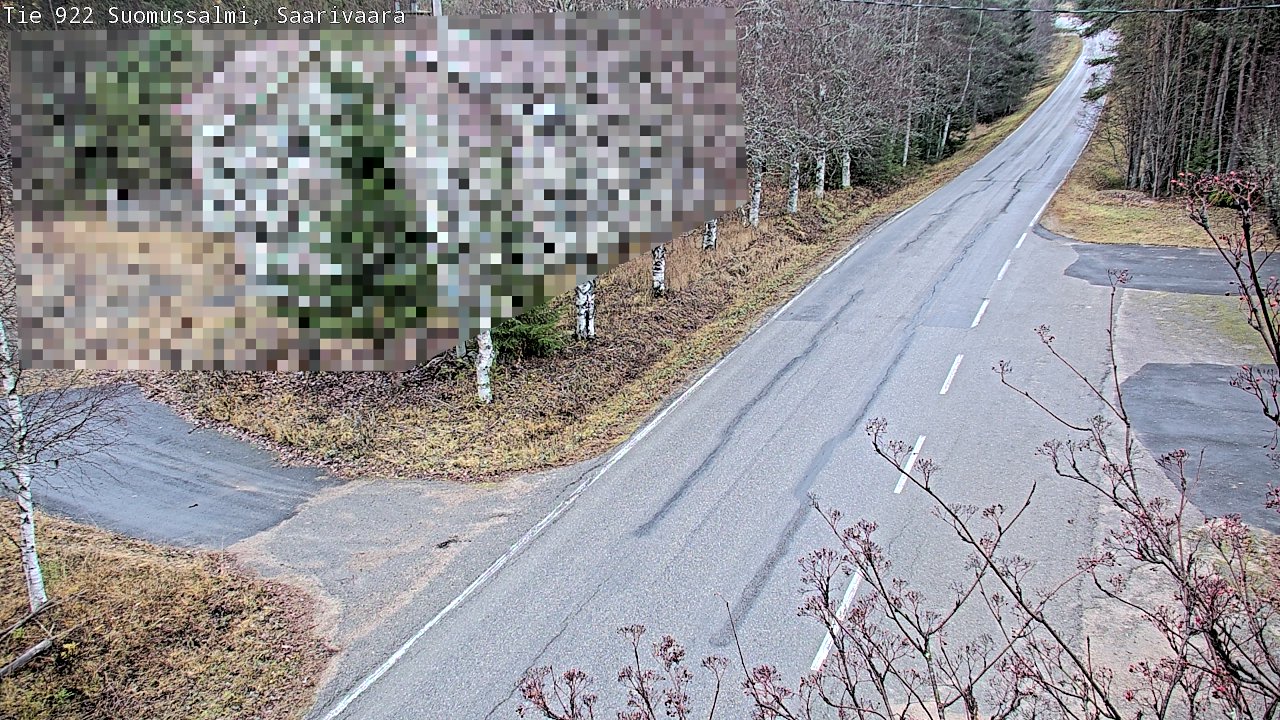 Kelikamerat Kuva Tie 843 Suomussalmi, Saarivaara, Suomussalmi, Kainuu