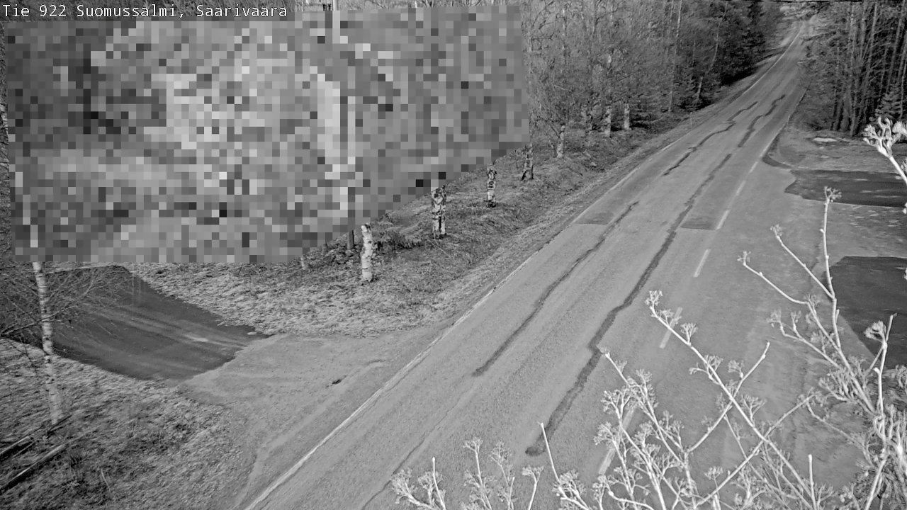 Weather Camera Image Road 950 843 Suomussalmi, Saarivaara, Suomussalmi, Kainuu