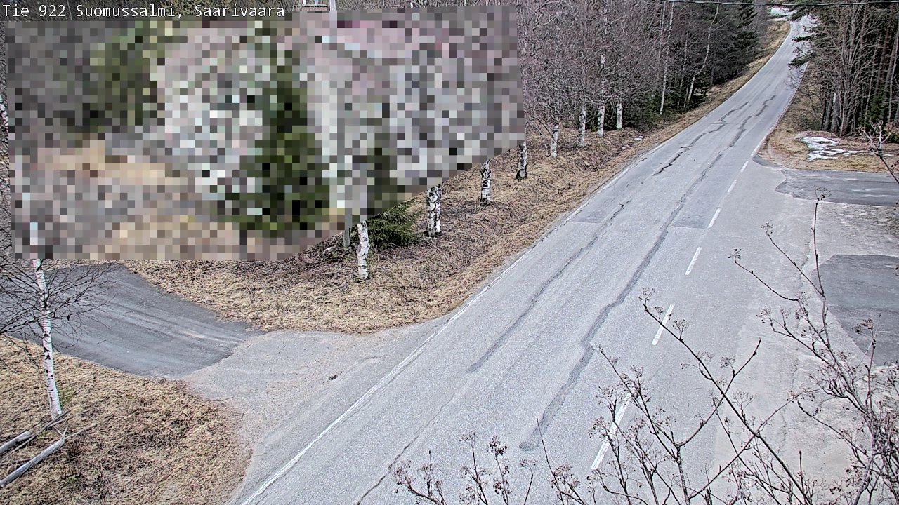 Weather Camera Image Road 950 843 Suomussalmi, Saarivaara, Suomussalmi, Kainuu