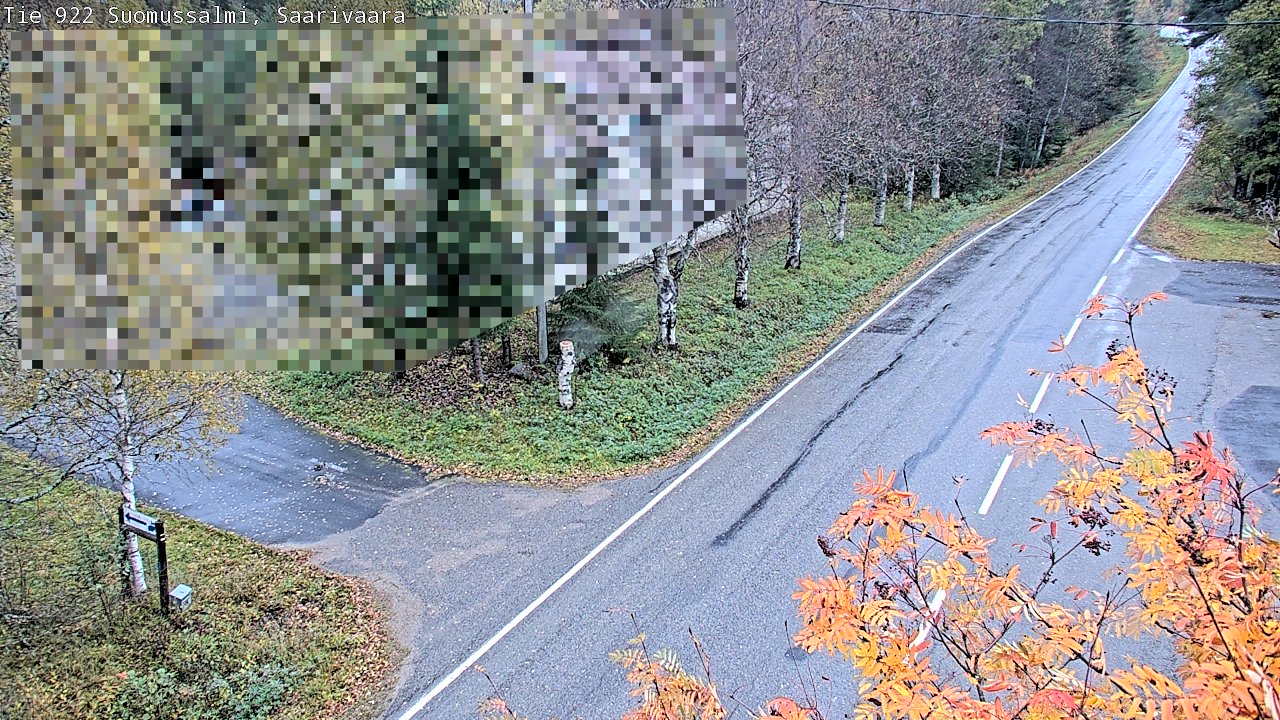 Weather Camera Image Road 950 843 Suomussalmi, Saarivaara, Suomussalmi, Kainuu