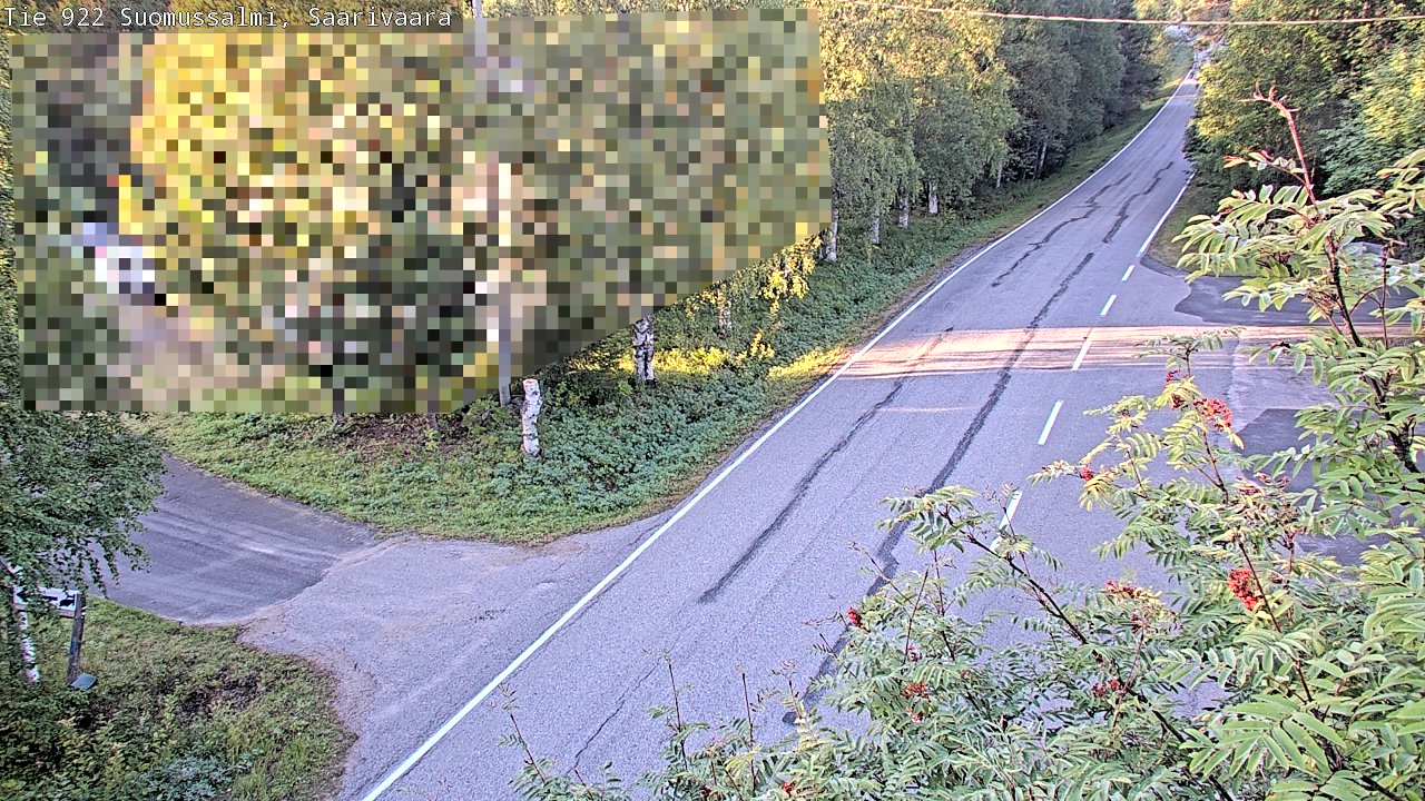 Weather Camera Image Road 950 843 Suomussalmi, Saarivaara, Suomussalmi, Kainuu