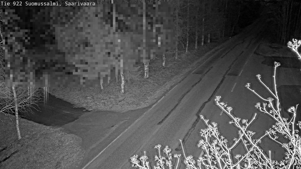 Weather Camera Image Road 950 843 Suomussalmi, Saarivaara, Suomussalmi, Kainuu