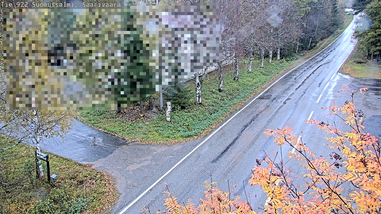 Weather Camera Image Road 950 843 Suomussalmi, Saarivaara, Suomussalmi, Kainuu