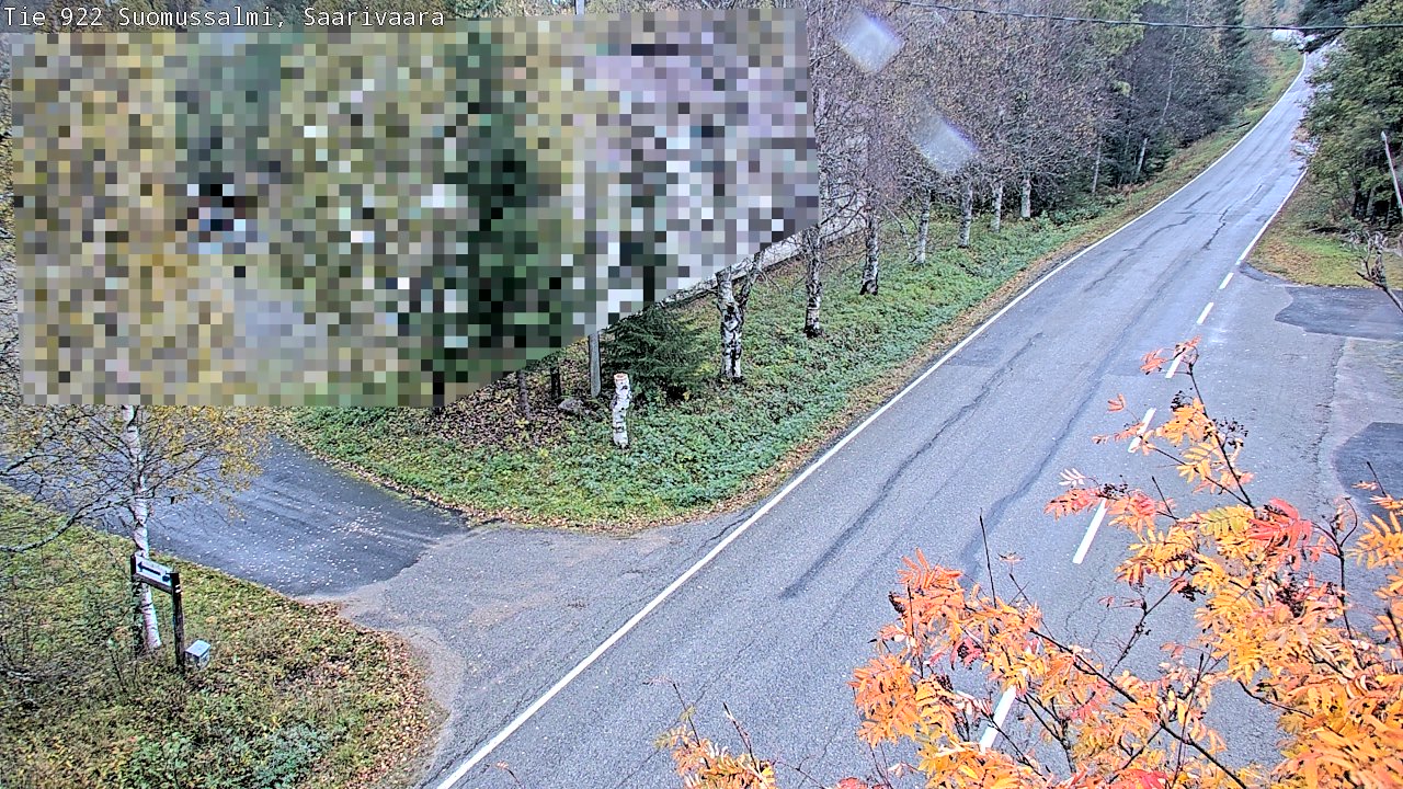 Weather Camera Image Road 950 843 Suomussalmi, Saarivaara, Suomussalmi, Kainuu