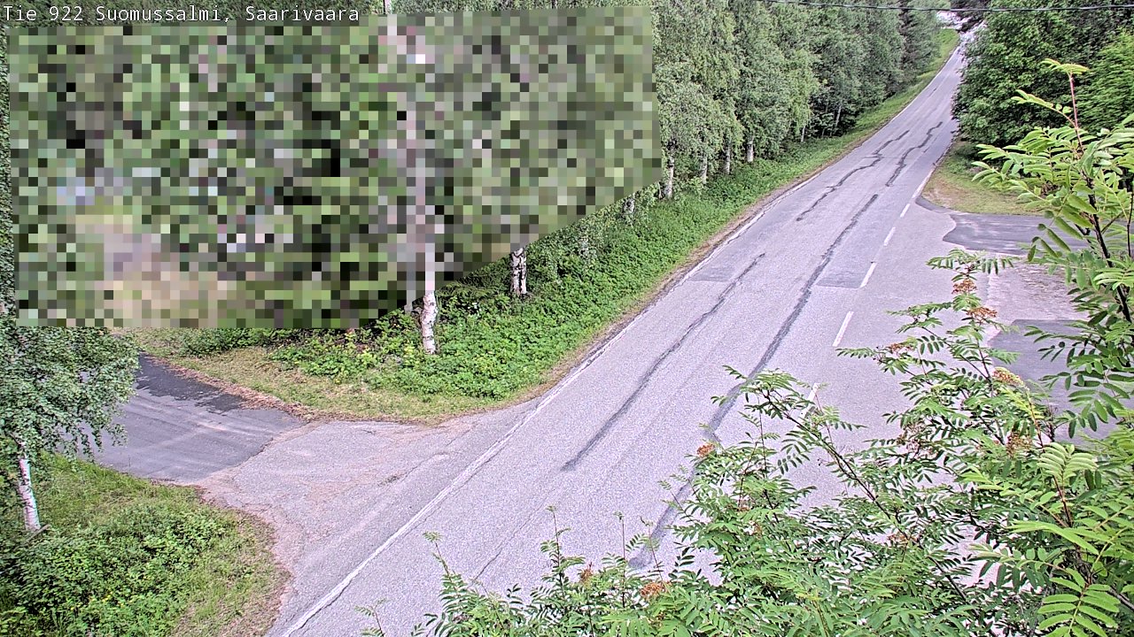 Kelikamerat Kuva Tie 843 Suomussalmi, Saarivaara, Suomussalmi, Kainuu